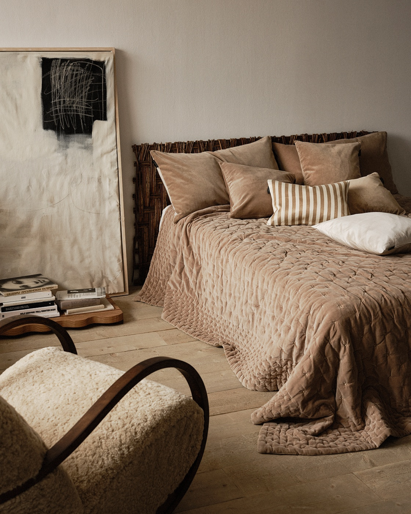 PAOLO Bedspread 270x260 cm Camel brown, bild 4 