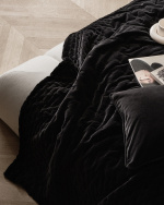 PICCOLO Bedspread 170x260 cm Black