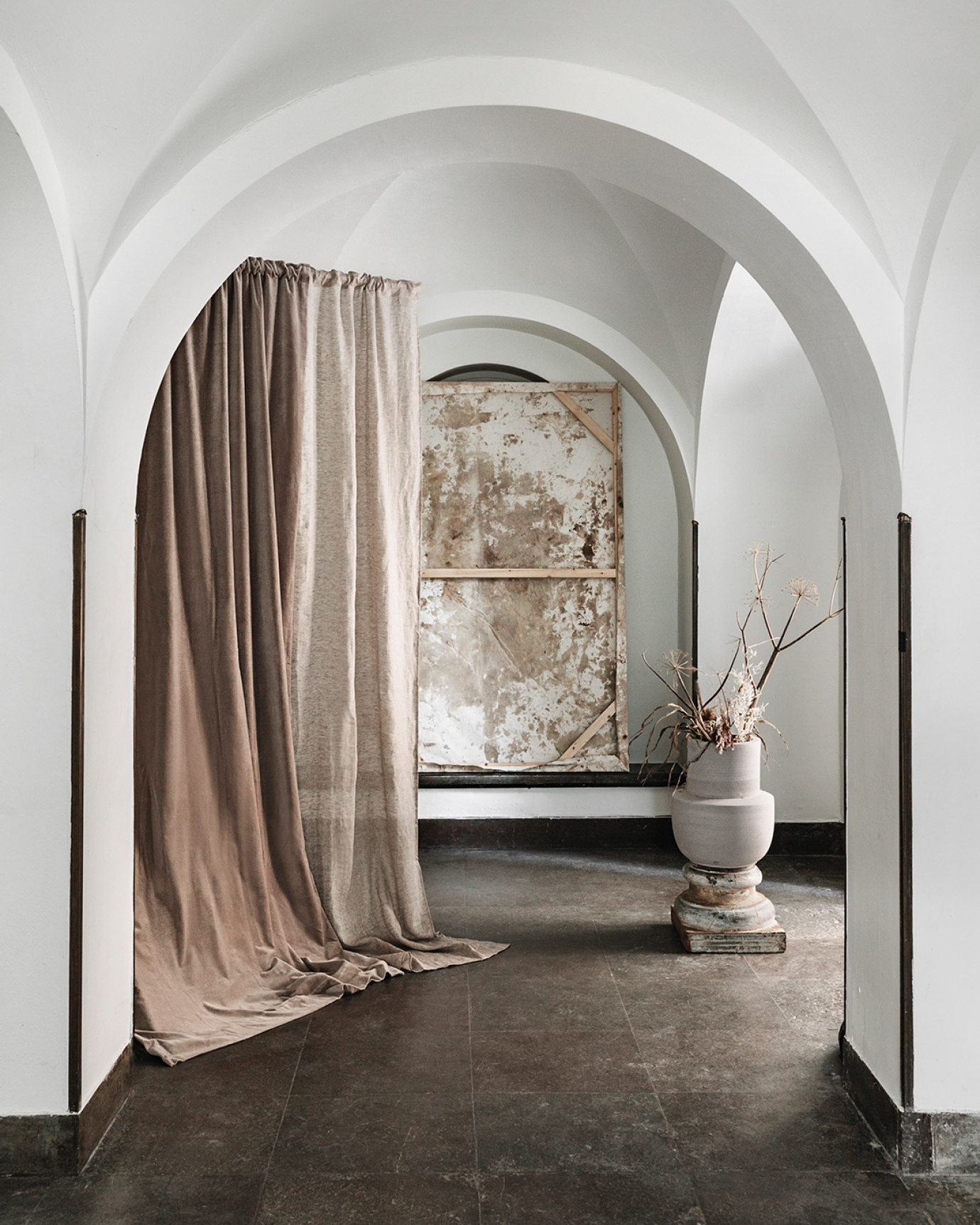 PAOLO Curtain 135x290 cm Mole brown, bild 3 