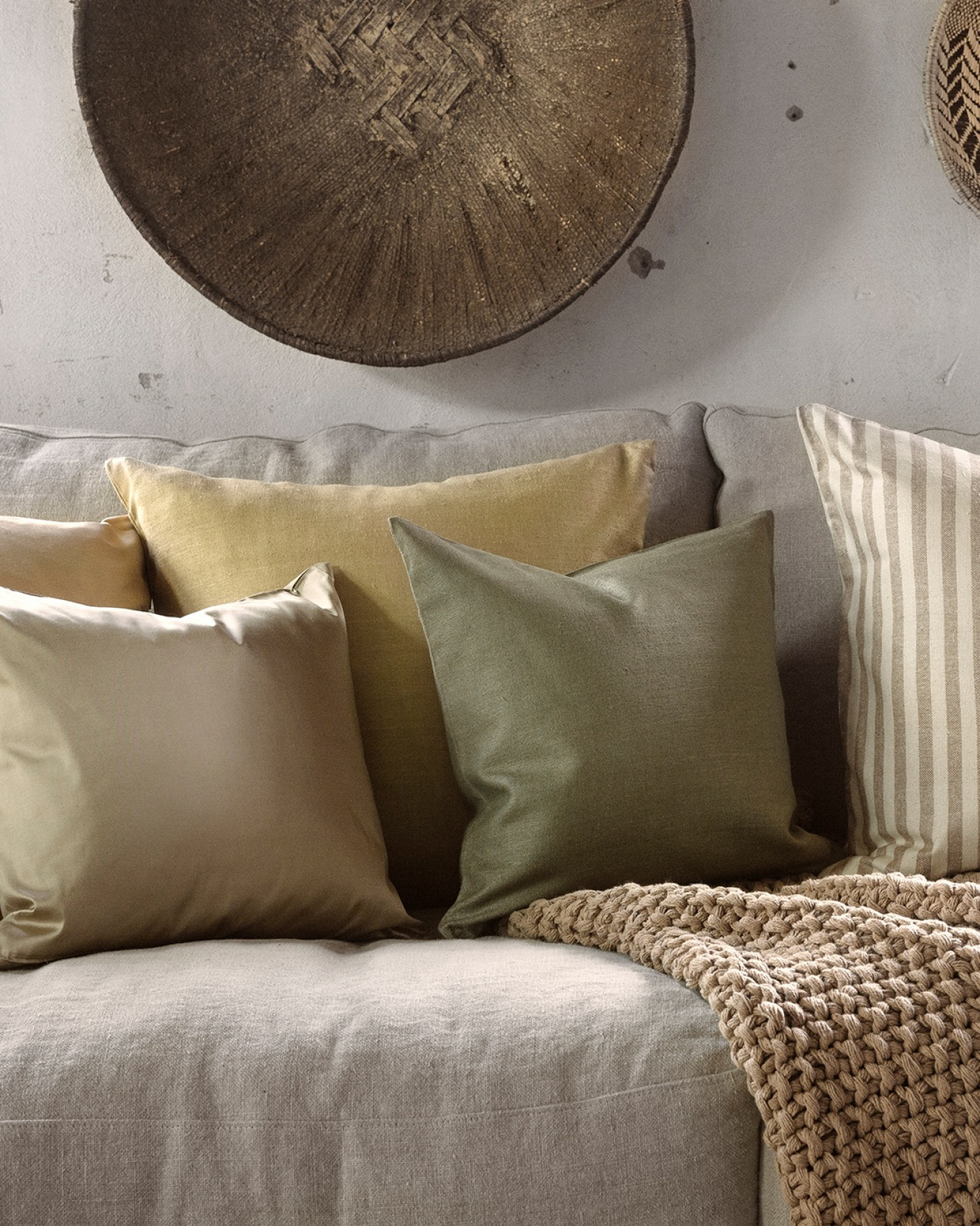 SETA Cushion cover 50x50 cm Light beige, bild 3 