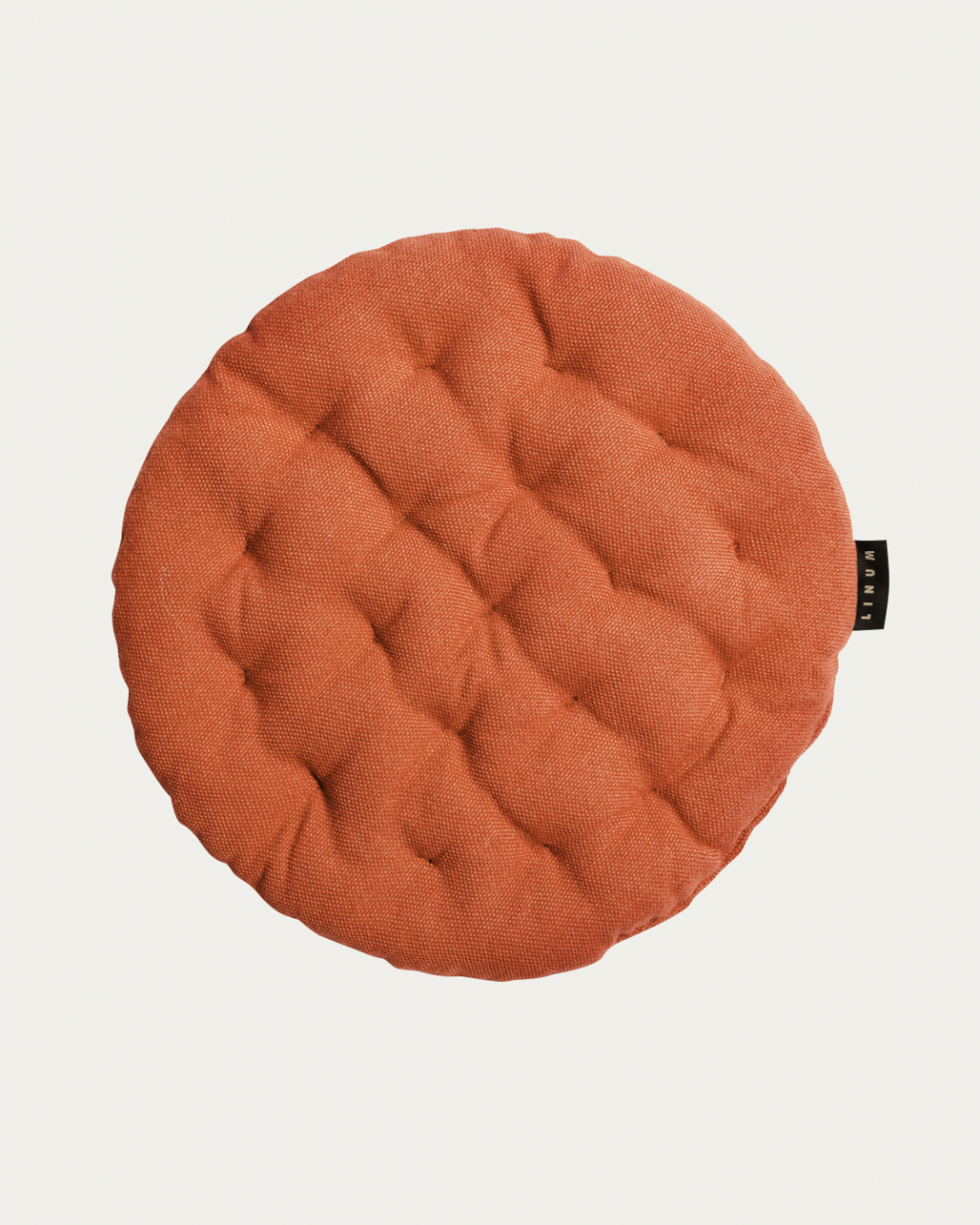 PEPPER Coussin de chaise ø 37 cm Orange rouillé 