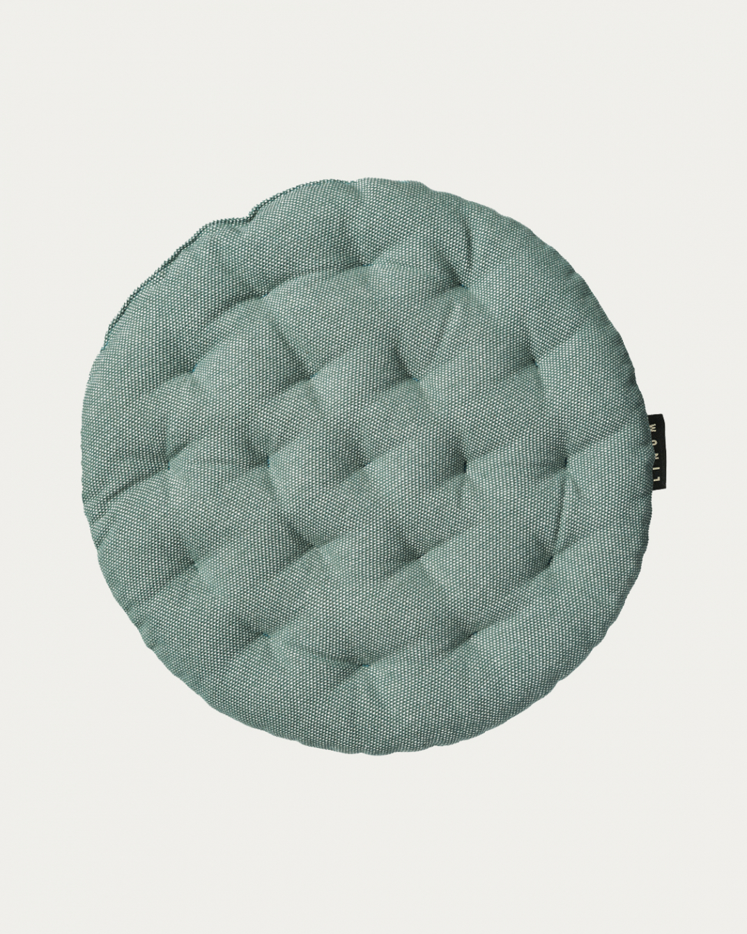 PEPPER Seat cushion ø37 cm Dark grey turquoise