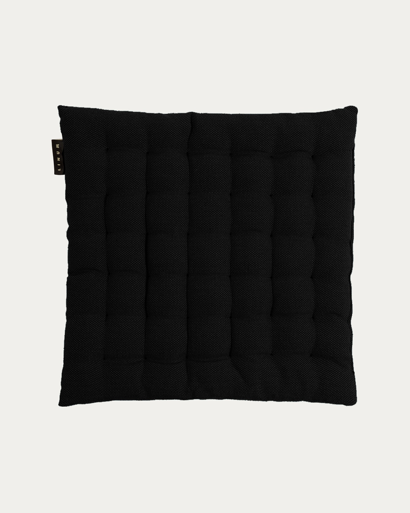 PEPPER Coussin de chaise 40 x 40 cm Noir