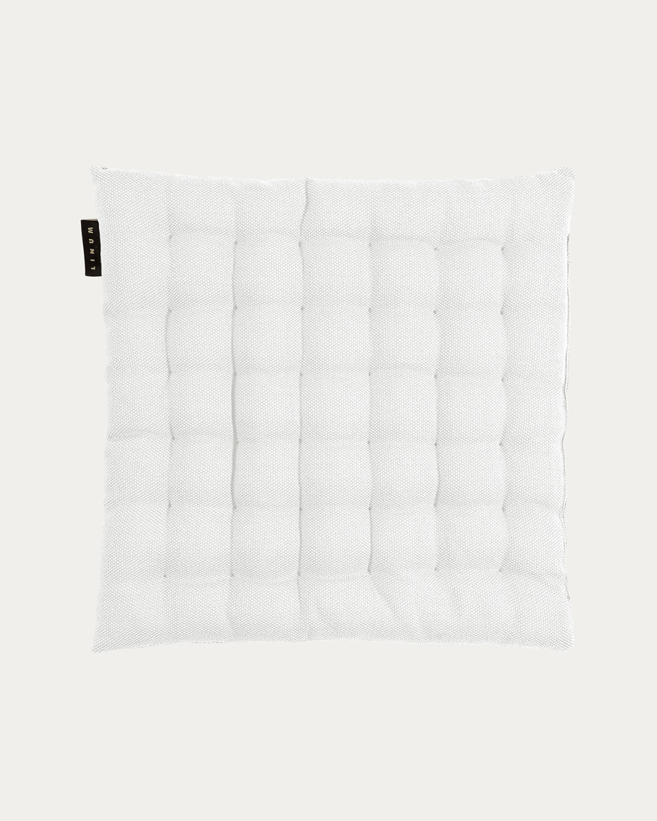PEPPER Seat cushion 40x40 cm White