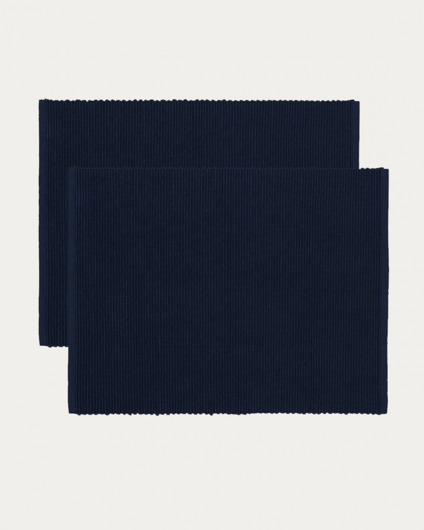 UNI Placemat 2-pack Dark navy blue in the group ASSORTMENT / STANDARD / Placemats at LINUM DESIGN (06UNI20600C16)