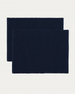 UNI Tischset 2er-Pack Dunkles marineblau UNI Tischset 2er-Pack Dunkles marineblau