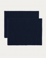 UNI Tovaglietta 2-pezzi Blu navy scuro