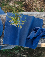 UNI Set de table Lot de 2 Bleu nuit UNI Set de table Lot de 2 Bleu nuit