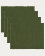 UNI Placemat 4-pack Dark olive green