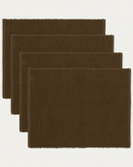 UNI Placemat 4-pack Bear brown