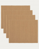 UNI Placemat 4-pack Camel brown