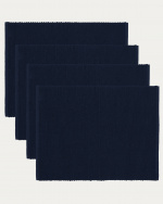 UNI Tovaglietta 4-pezzi Blu navy scuro