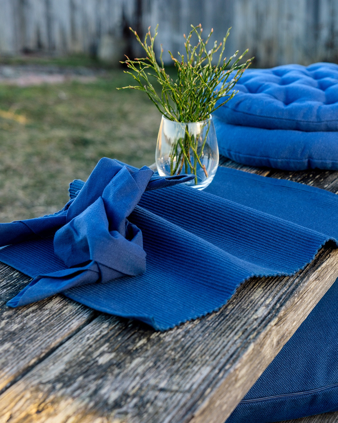 Indigo table napkins, Indigo linen placemats, Dark blue linen napkins cheapest and placemats, Placemat set, Napkin set