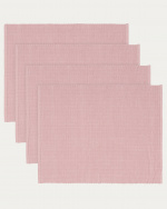 UNI Bordstablett 4-pack Dammig rosa