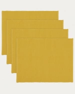 UNI Placemat 4-pack Mustard yellow