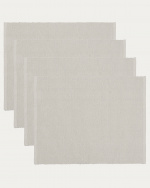 UNI Tischset 4er-Pack Hellgrau UNI Tischset 4er-Pack Hellgrau