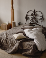 PAOLO Bedspread 270x260 cm Mole brown