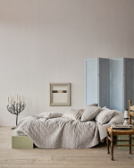 PAOLO Bedspread 270x260 cm Silver grey