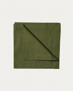 ROBERT Serviette 45 x 45 cm Vert olive foncé