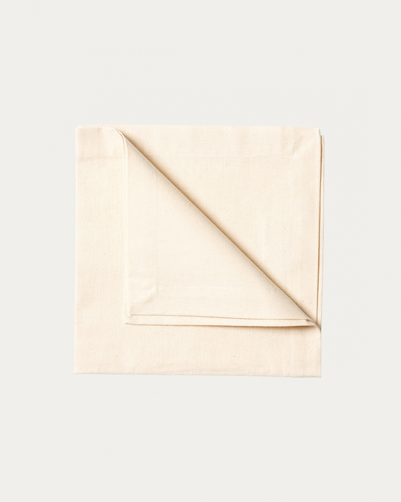 Image du produit serviette de table ROBERT ecru en coton doux de LINUM DESIGN. Taille 45 x 45 cm et vendu en lot de 4.