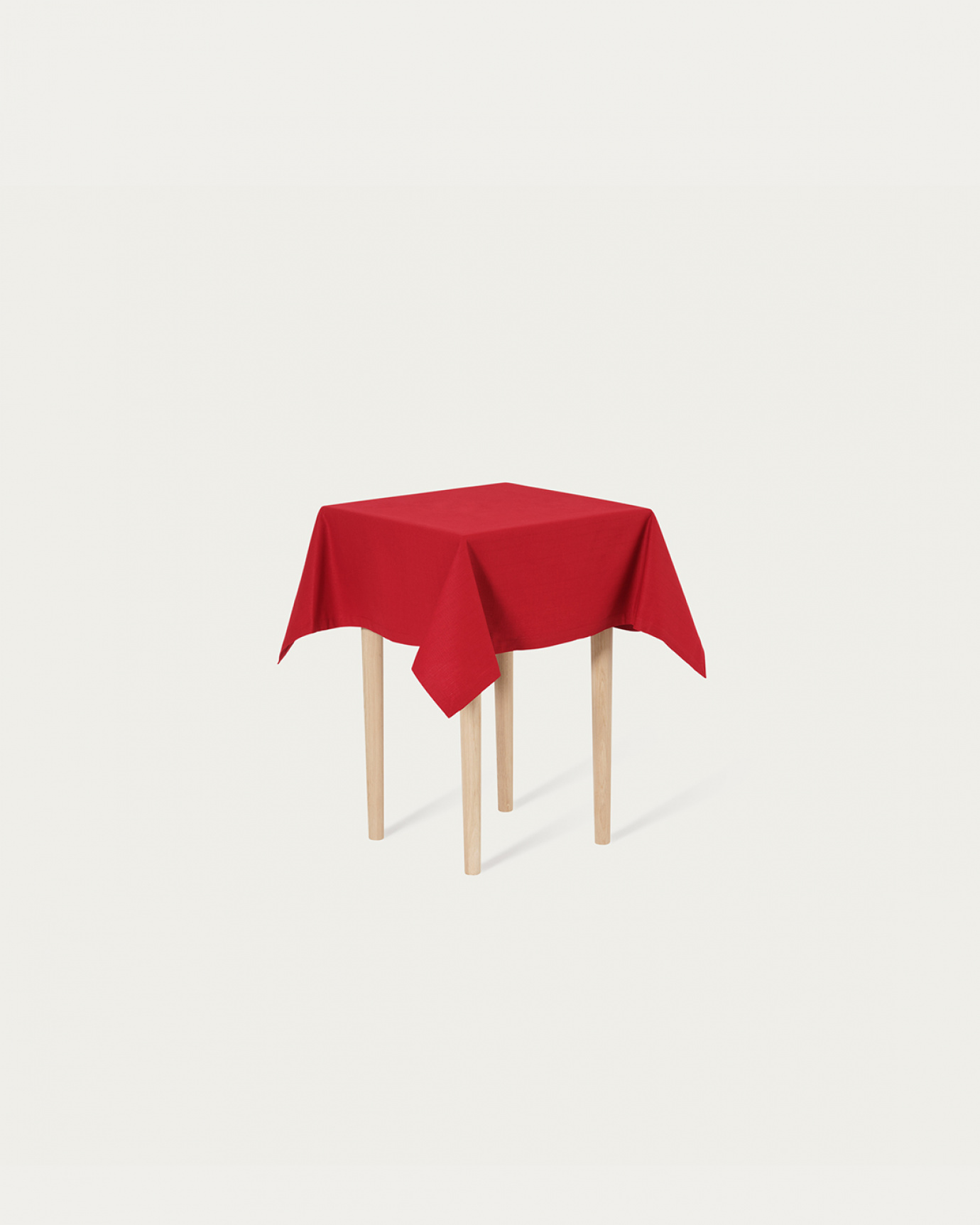 BIANCA Tablecloth 100x100 cm Red, bild 3 