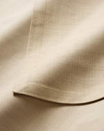 BIANCA Tablecloth 100x100 cm Warm beige