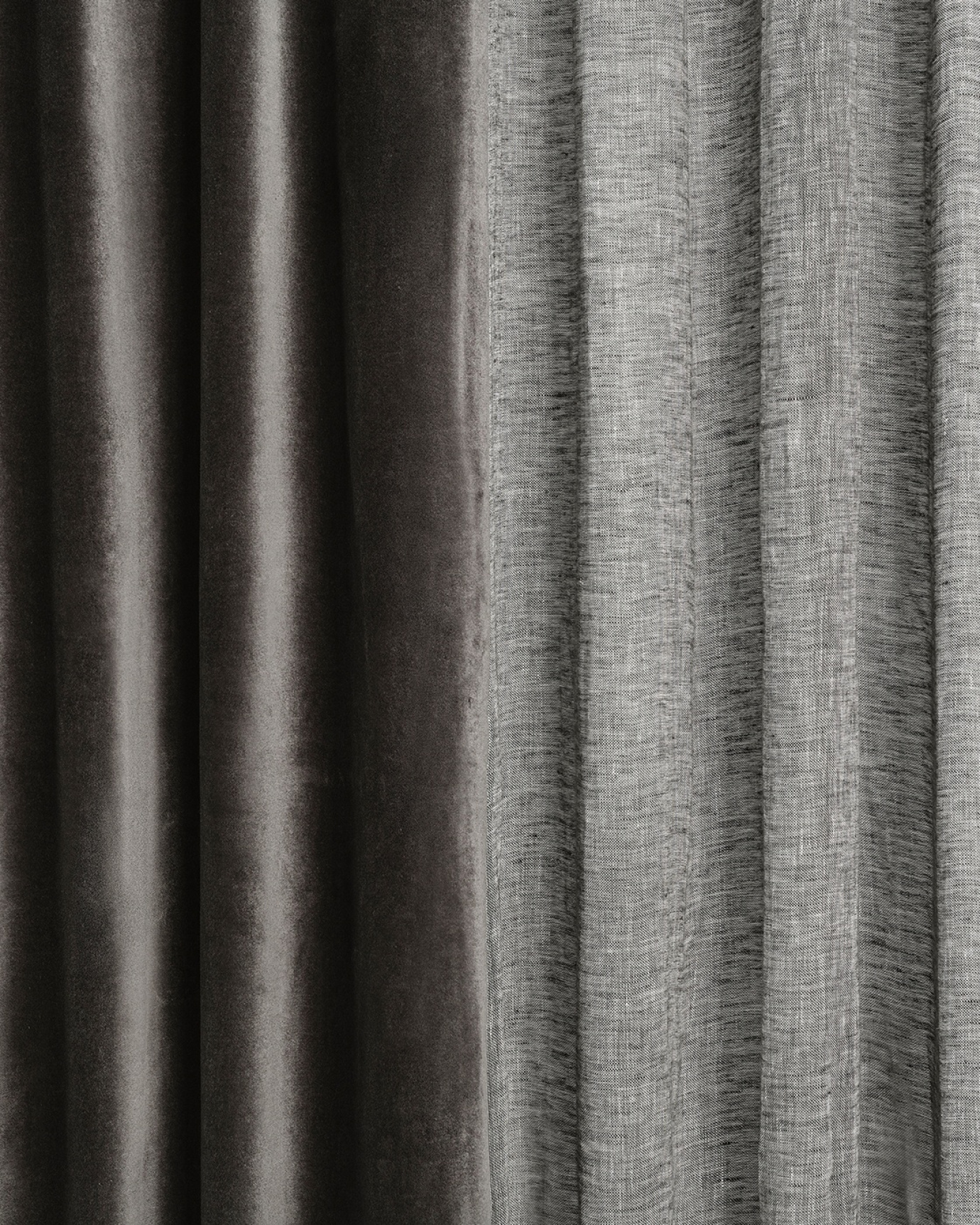 INTERMEZZO Curtain 140x290 cm Dark charcoal grey, bild 2 