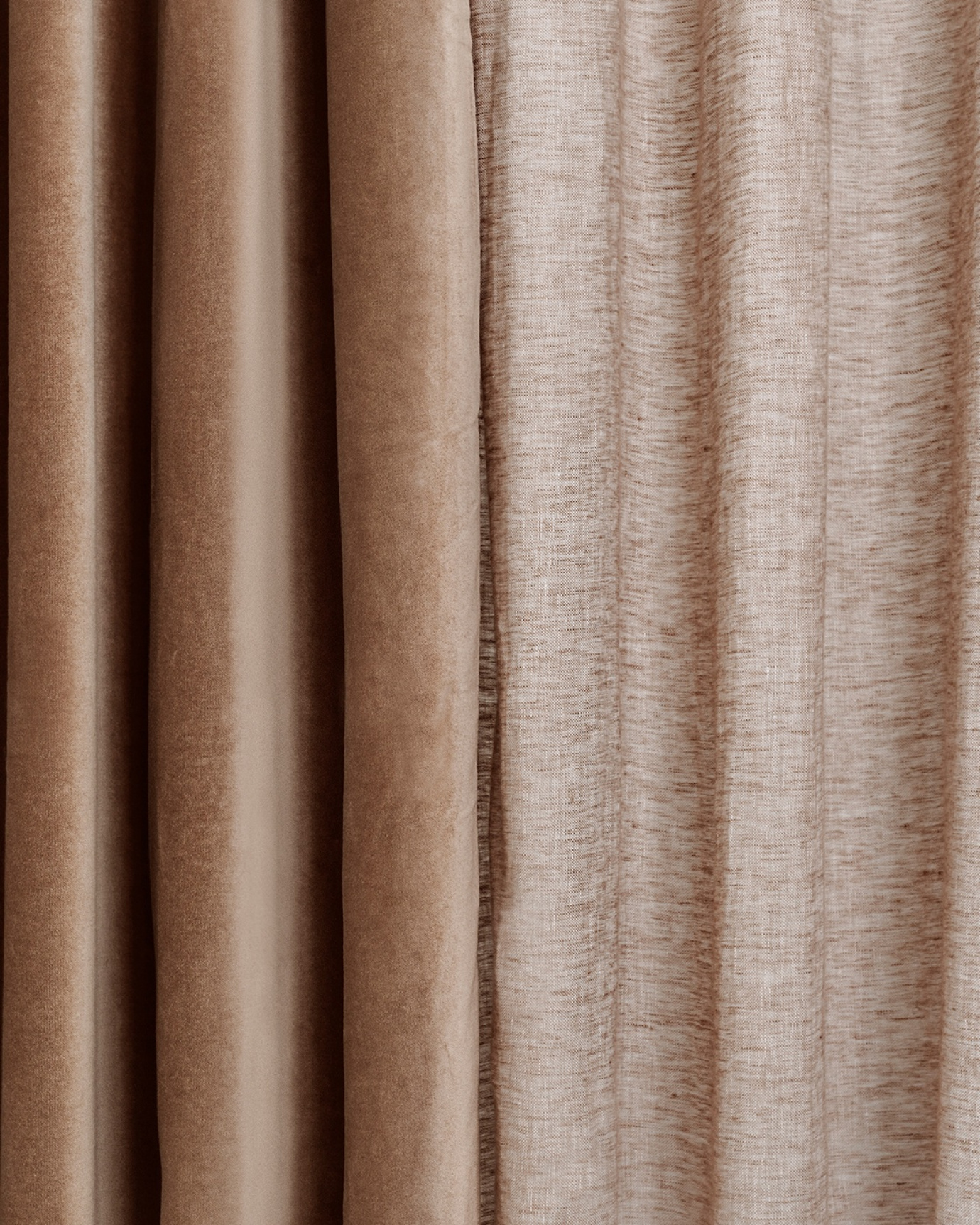 PAOLO Curtain 135x290 cm Camel brown, bild 2 