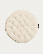 PEPPER Seat cushion ø37 cm Creamy beige