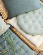 PEPPER Seat cushion 40x40 cm Light ice green