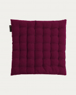 PEPPER Cuscino sedie 40x40 cm Rosso borgogna