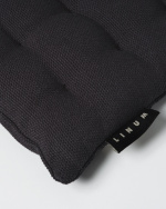 PEPPER Seat cushion 40x40 cm Black melange