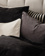 AMALFI Cushion cover 35x50 cm Black