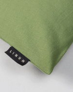 ANNABELL Housse de coussin 40 x 40 cm Vert mousse