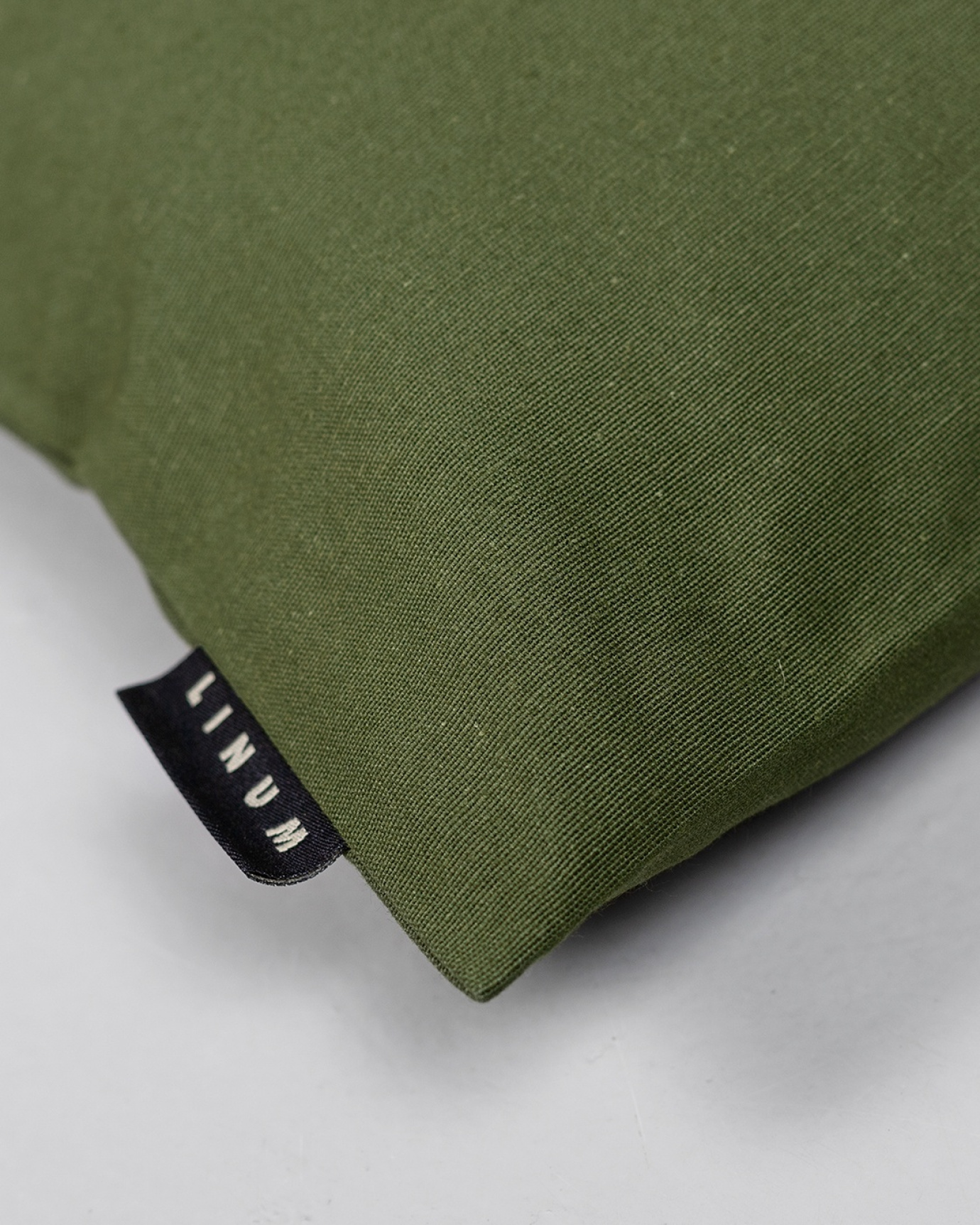 ANNABELL Cushion cover 40x40 cm Dark olive green, bild 2 