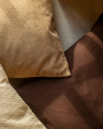 ANNABELL Cushion cover 40x40 cm Dark brown