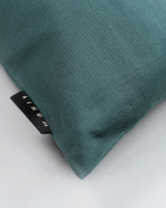 ANNABELL Cushion cover 40x40 cm Dark grey turquoise