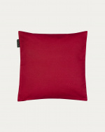 ANNABELL Housse de coussin 40 x 40 cm Rouge 