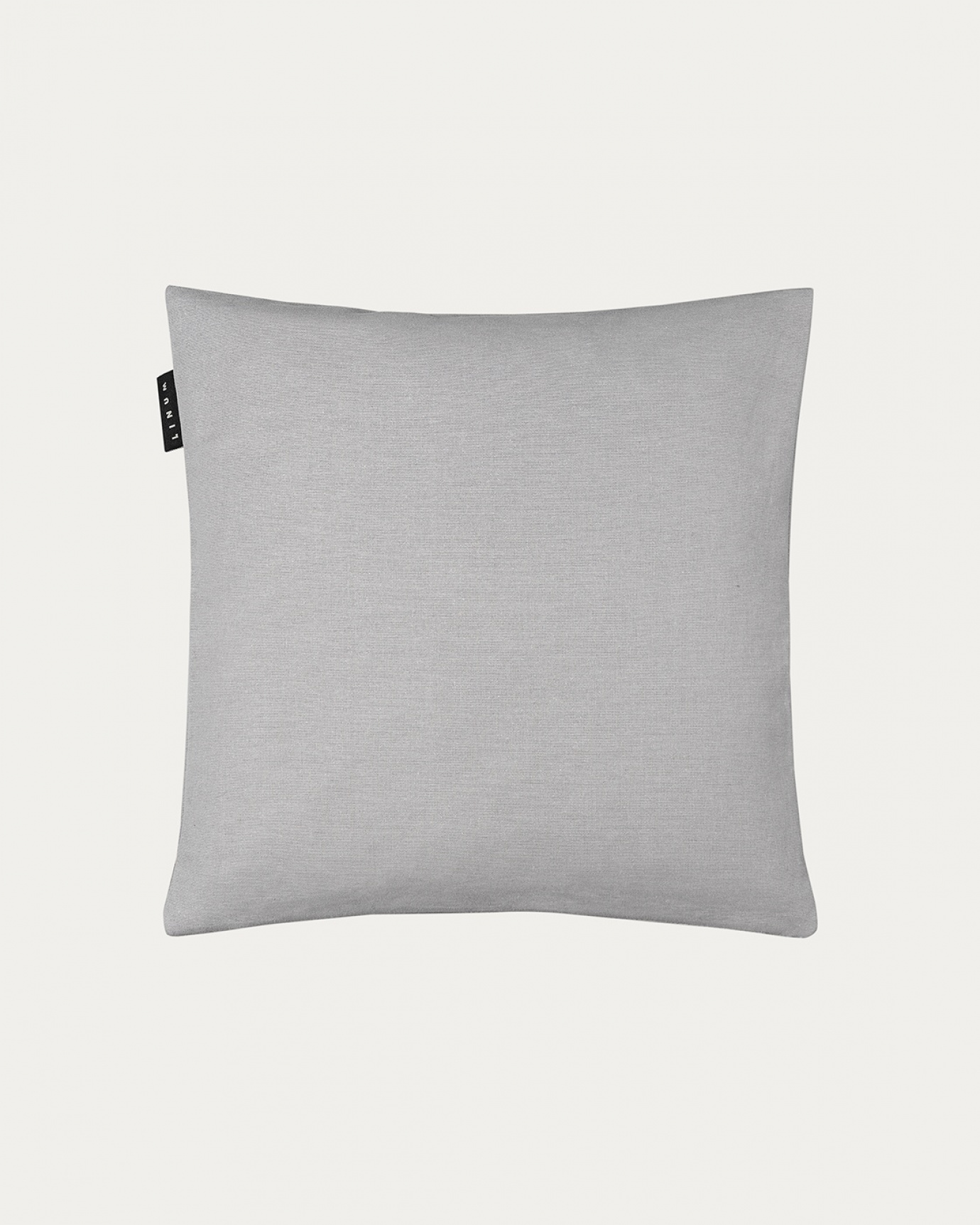 Produktbild hellgrau ANNABELL Kissenhülle aus weicher Baumwolle von LINUM DESIGN. Größe 40x40 cm.