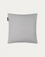 ANNABELL Housse de coussin 40 x 40 cm Gris perle