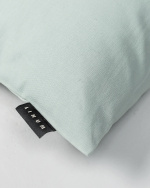 ANNABELL Housse de coussin 50 x 50 cm Vert clair glacé