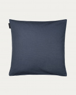 ANNABELL Housse de coussin 50 x 50 cm Bleu tempete