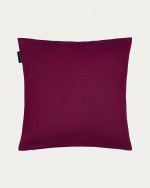 ANNABELL Housse de coussin 50 x 50 cm Aubergine