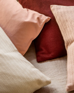 ANNABELL Cushion cover 50x50 cm Dusty pink