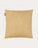 ANNABELL Housse de coussin 50 x 50 cm Jaune paille