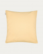 ANNABELL Housse de coussin 50 x 50 cm Jaune pêche clair