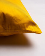 DUPION Housse de coussin 40 x 40 cm Jaune mandarine