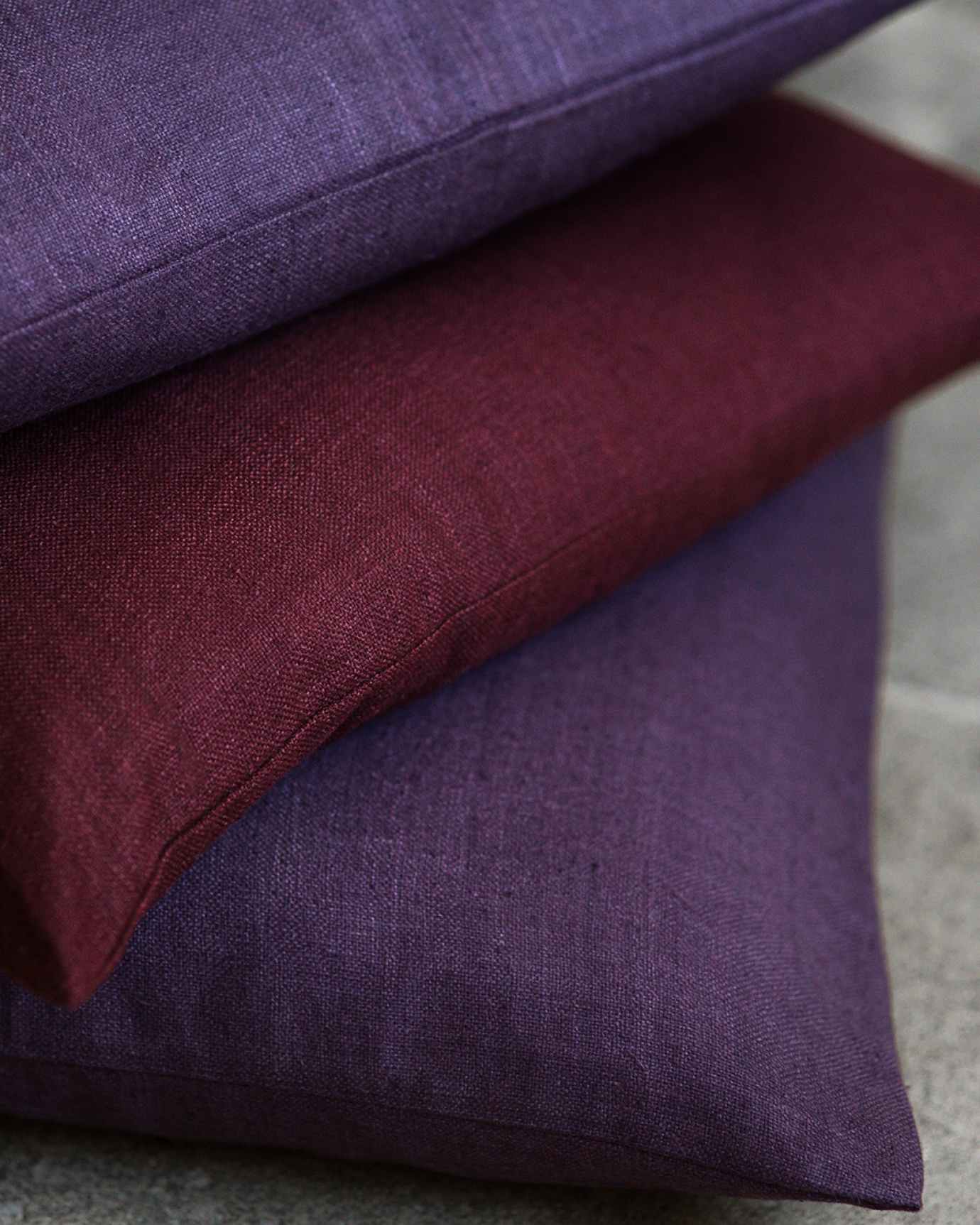 DUPION Cushion cover 40x40 cm Dark pastel purple, bild 3 