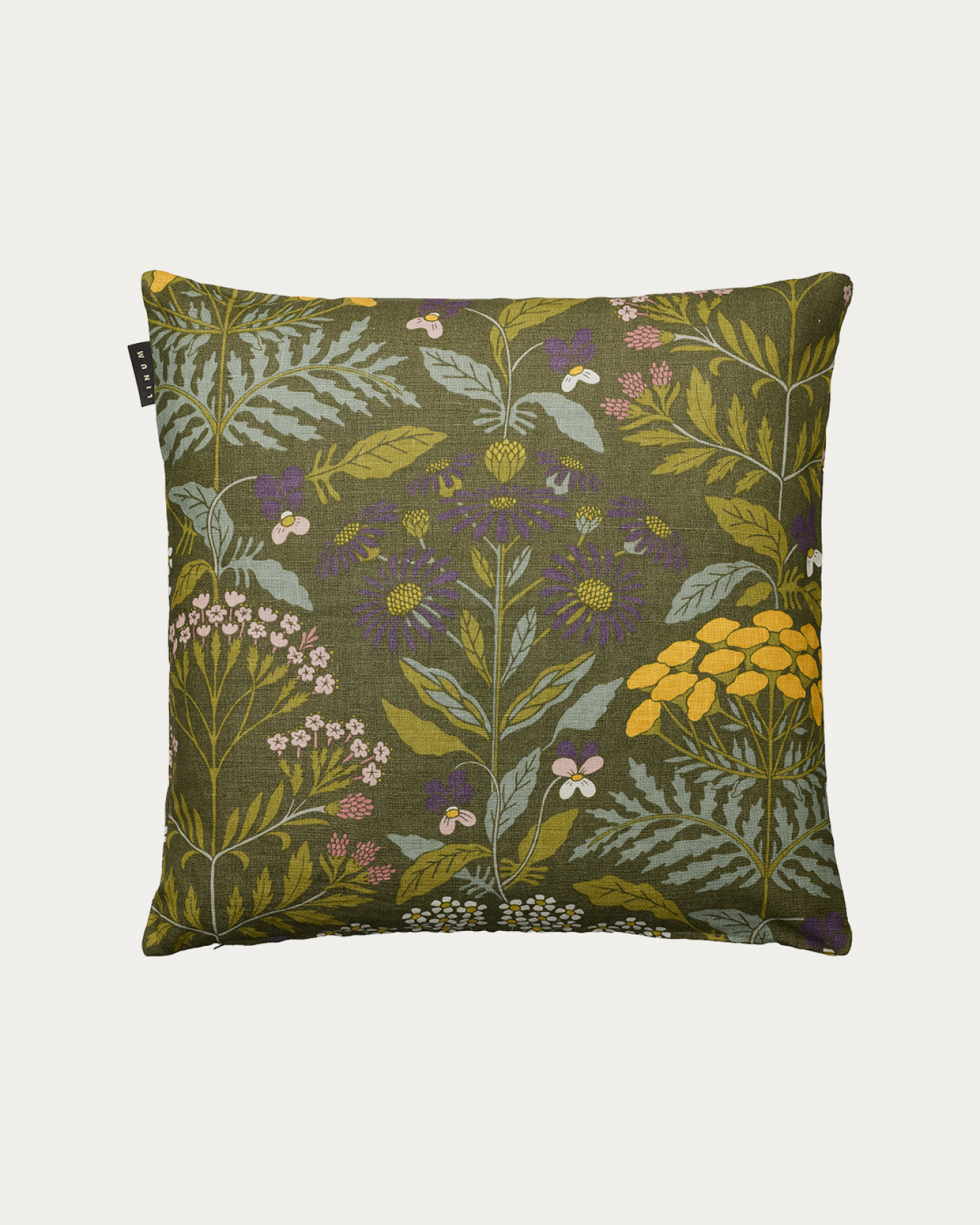 MIDSUMMER Cushion cover 50x50 cm Light olive green in the group ASSORTMENT / SUMMER RELEASE at LINUM DESIGN (23MID05000A92)