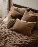 PAOLO Cushion cover 50x90 cm Camel brown
